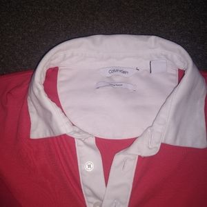 Calvin Klein long sleeve collar shirt size medium